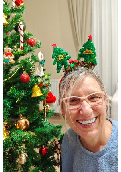 Merry Christmas Yazılı Yılbaşı Ağacı Noel Konsept Taç fiyatları