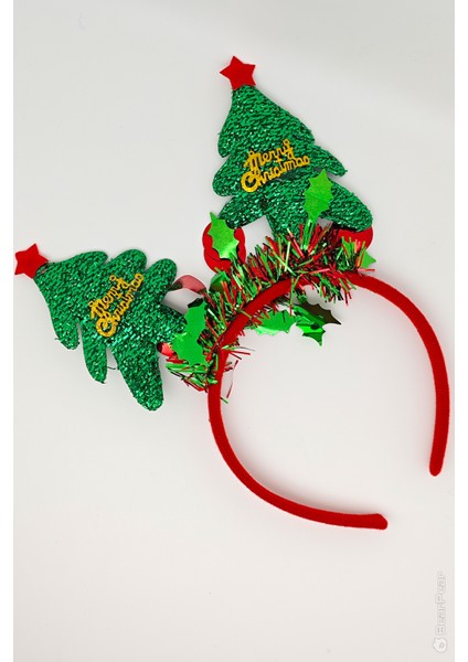 Merry Christmas Yazılı Yılbaşı Ağacı Noel Konsept Taç modelleri