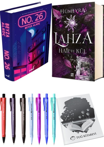 Lahza 2 Har ve Kül Ciltli ve No. 26 Ciltli Beyza Alkoç 2'li Set + Hediyeli