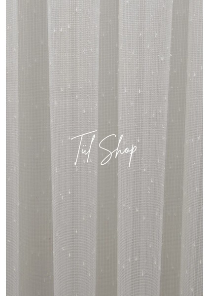 Profesyonel Işçilik Her Odaya Uygun Kırışmaz Nope Model 1/3 Sık Pileli Tül Perde fırsatları