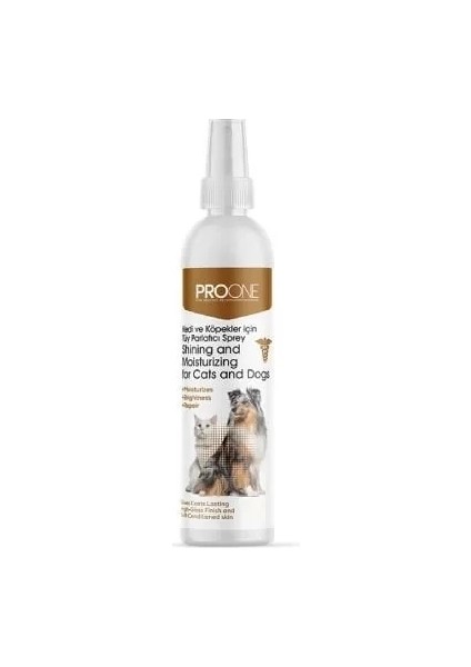 Populermarketim - Pro One Kedi ve Köpekler Için Tüy Parlatıcı Sprey 100 ml