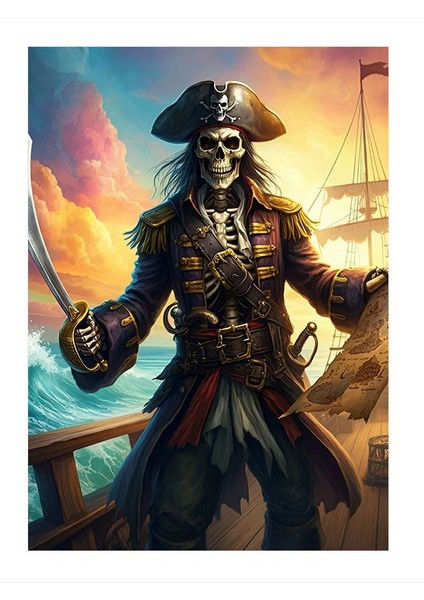 Korsan Lider Model Mdf Tablo 25cmx 35cm