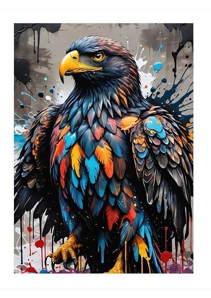 Kartal Renkli Boyama Art Mdf Tablo 35cm X50cm