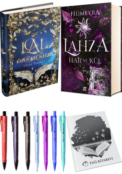 Lahza 2 Har ve Kül Ciltli ve Ephesus Yayınları Lal Özgürlükler 2 Ciltli Dilek Tarıncı 2'li Set + Hediyeli