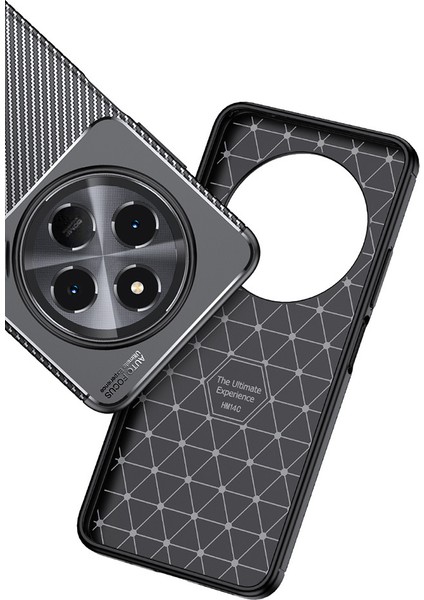 Xiaomi Redmi 14C 4G Kılıf Zore Negro Silikon Kapak + Kamera Lens Koruyucu