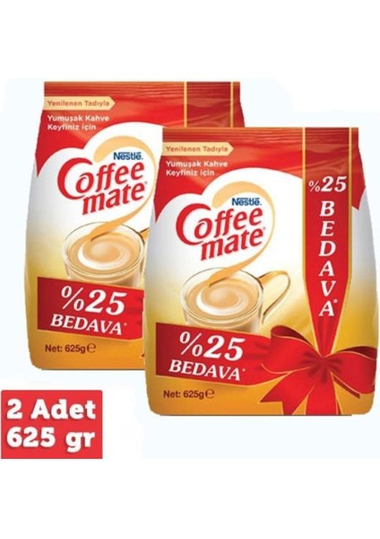 Coffee Mate 625 gr x 2 Adet