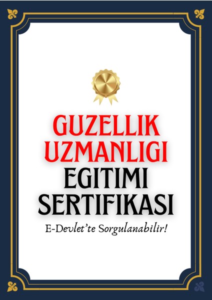 Eğitim Sepeti Online Güzellik Uzmanlığı Eğitimi Sertifikası