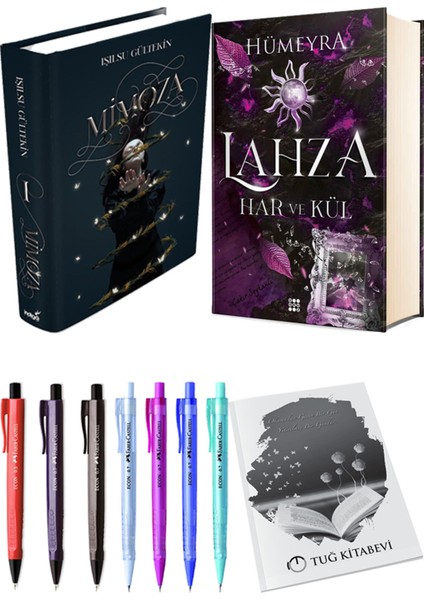 Lahza 2 Har ve Kül Ciltli ve Mimoza Ciltli Işılsu Gültekin 2'li Set + Hediyeli