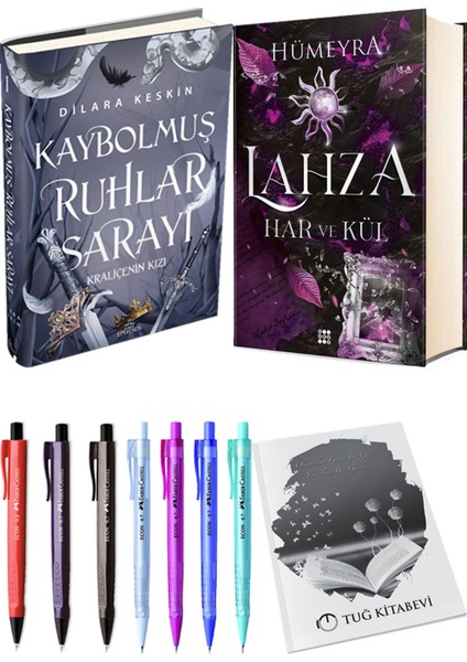 Lahza 2 Har ve Kül Ciltli ve Kaybolmuş Ruhlar Sarayı 1 Ciltli Dilara Keskin 2'li Set + Hediyeli