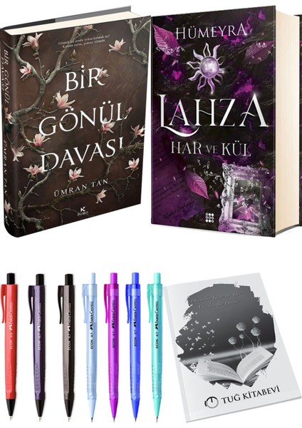 Lahza 2 Har ve Kül Ciltli ve Bir Gönül Davası Ciltli Ümran Tan 2'li Set + Hediyeli