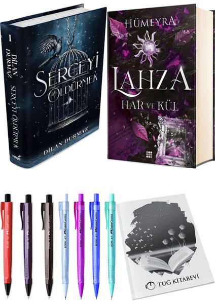 Lahza 2 Har ve Kül Ciltli ve Serçeyi Öldürmek Ciltli Dilan Durmaz 2'li Set + Hediyeli