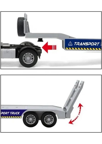 Sesli ve Işıklı Tekne Taşıyıcı Tır - PY8815B