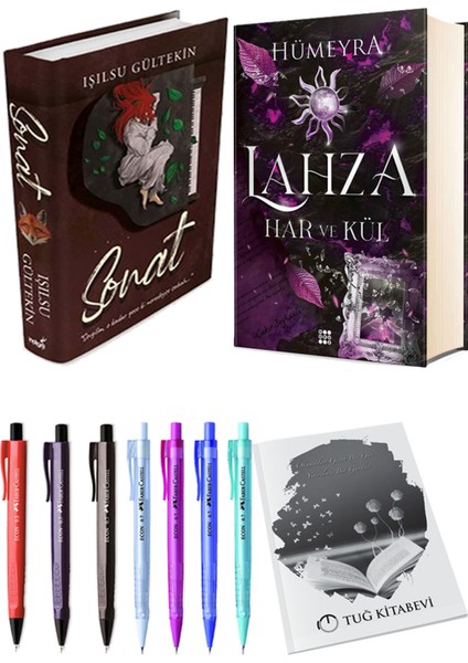 Lahza 2 Har ve Kül Ciltli ve Sonat Ciltli Işılsu Gültekin 2'li Set + Hediyeli