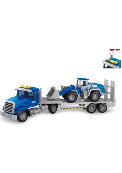 Sesli ve Işıklı Kepçe Dozer Taşıyıcı Tır PY6812B