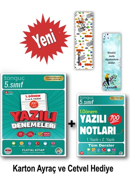 5. Sınıf 1. Dönem Yazılı Notları ve Denemeleri