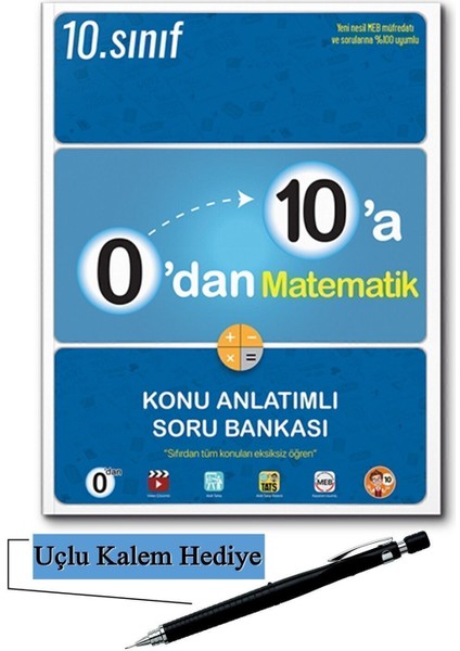 10. Sınıf 0'dan 10'a Matematik Konu Anlatımlı Soru Bankası