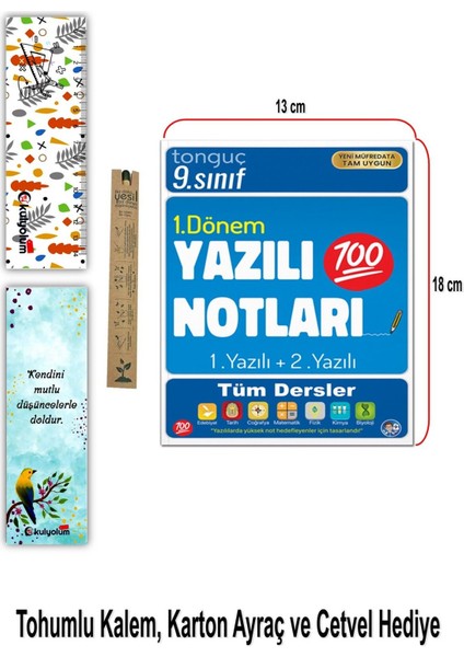 2025 9. Sınıf Yazılı Notları 1. Dönem 1 ve 2. Yazılı
