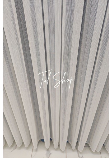 Yeni Sezon Ütü Istemez Ağır Sade Tok Sakarya Model 1/3 Sık Pileli Tül Perde fırsatları