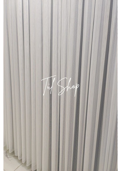 Yeni Sezon Ütü Istemez Ağır Sade Tok Sakarya Model 1/2 Seyrek Pileli Tül Perde modelleri