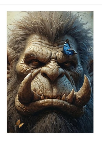 Org Desenli Mdf Tablo 25cmx 35cm