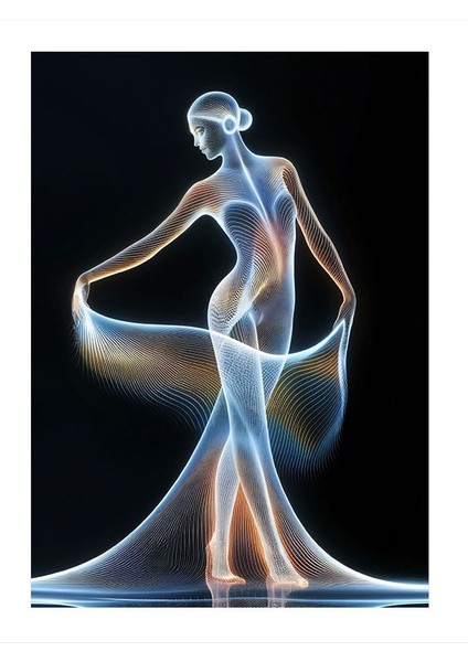 Siber Bale Art Mdf Poster 18cm X 27cm