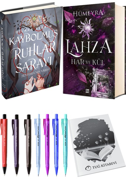 Lahza 2 Har ve Kül Ciltli ve Kaybolmuş Ruhlar Sarayı 2 Ciltli Dilara Keskin 2'li Set + Hediyeli