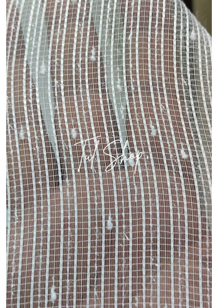 Profesyonel Işçilik Her Odaya Uygun Kırışmaz Nope Model 1/2 Seyrek Pileli Tül Perde indirimleri