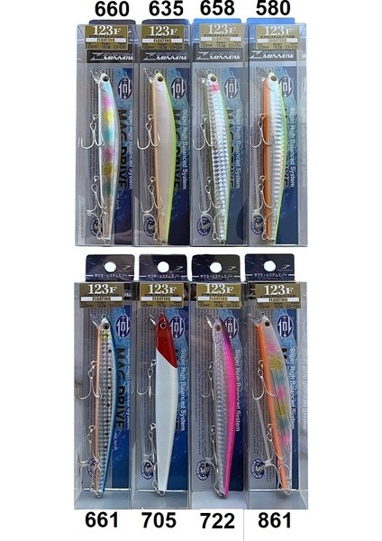 Zipbaits System Minnow 123F Mag Drive 15GR 30-50CM Dalar Maket Yem