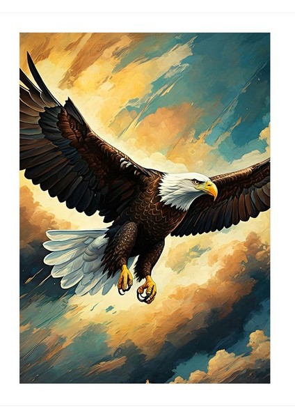 Uçan Kartal Tasarım Mdf Tablo 25cmx 35cm