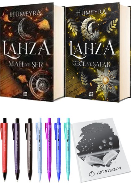 Lahza 3 Gece ve Şafak Ciltli ve Lahza 1 Mah ve Şer Ciltli Hümeyra 2'li Set + Hediyeli