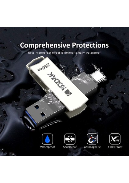 Type C ve  USB 3.2  Flash Bellek  Otg Çift Giriş Premium