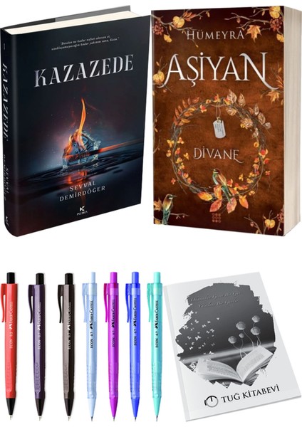 Aşiyan 2 Divane Ciltli ve Kazazede 1 Ciltli Şevval Demirdöğer 2'li Set + Hediyeli