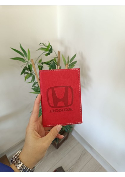 Honda Deri Dikişli Araç Ruhsat Kılıfı Kabı Ruhsatlık Ruhsat Koruyucu fiyatları