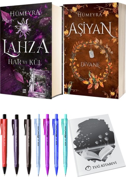 Aşiyan 2 Divane Ciltli ve Lahza 2 Har ve Kül Ciltli Hümeyra 2'li Set + Hediyeli