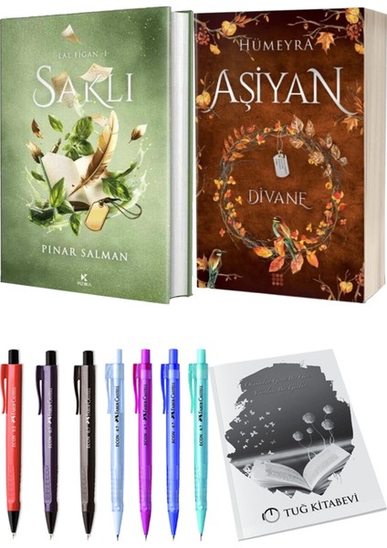 Aşiyan 2 Divane Ciltli ve Saklı Ciltli Pınar Salman 2'li Set + Hediyeli