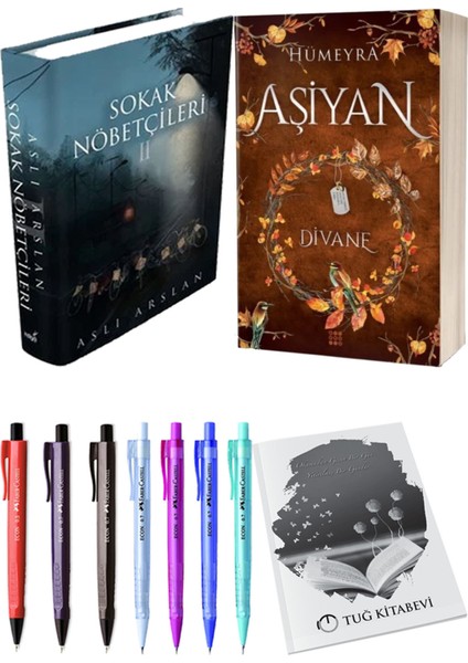 Aşiyan 2 Divane Ciltli ve Sokak Nöbetçileri 2 Ciltli Aslı Arslan 2'li Set + Hediyeli