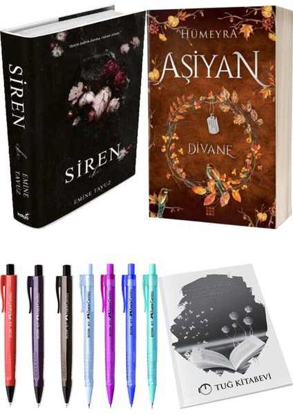 Aşiyan 2 Divane Ciltli ve Siren İki Ciltli Emine Tavuz 2'li Set + Hediyeli