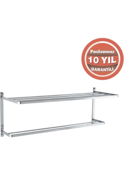 Paslanmaz Pirinç Mercan 2’li Havluluk 60CM modelleri