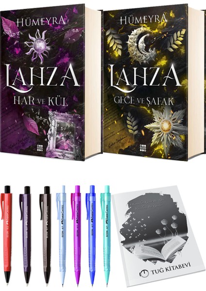 Lahza 3 Gece ve Şafak Ciltli ve Lahza 2 Har ve Kül Ciltli Hümeyra 2'li Set + Hediyeli