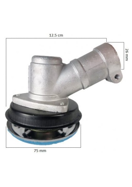 Motorlu Tırpan Başlığı Redüktörü (Düzeltici) 26 mm 9t (9 Dişli)