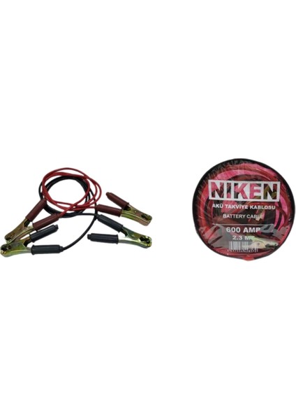 Akü Takviye Kablosu 600 Amp 2,3 mt