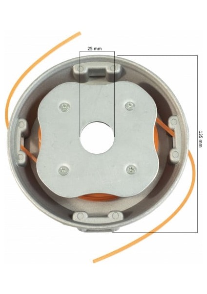Acme-53 Çok Fonksiyonlu Motorlu Tırpan Ot Çim Biçme Metal Misinalı Başlık Yatay Çim Kesme Aparatı fırsatları