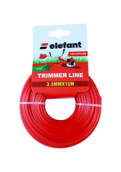 Tırpan Misinası Motorlu Tırpan Yıldız Misina 3,5 mm x 15 Metre