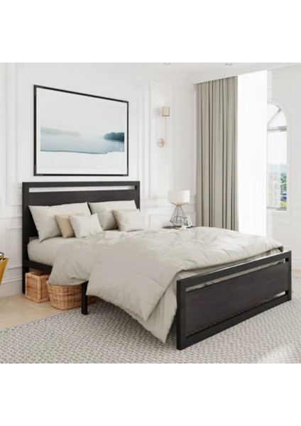 Metal Karyola, Çınar Xl Metal Karyola Renk Seçenekli, Çift Kişilik modelleri