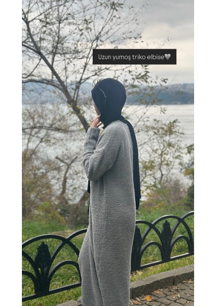 Triko Tam Boy Yumoş Elbise