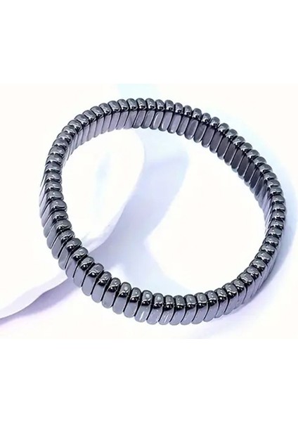 Sertifikalı Şık Hematit Doğal Taş Bileklik fiyatları