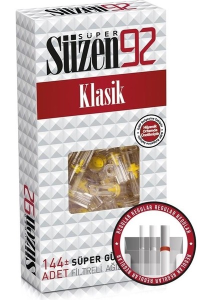 Klasik Sigara Ağızlık Filtresi 1296 Adet Fırsat Pk Kutu (9PK*144)