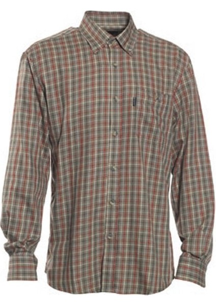 S.K.DEERHUNTERWAYLON499RED Kareli Uzun Kol Gömlek