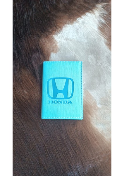 Honda Deri Dikişli Araç Ruhsat Kılıfı Kabı Ruhsatlık Ruhsat Koruyucu