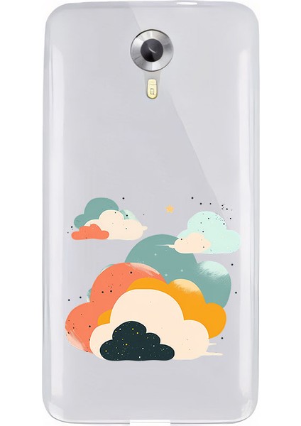 General Mobile 4g Uyumlu Bulutlu Gökyüzü Desenli Silikon Kılıf
